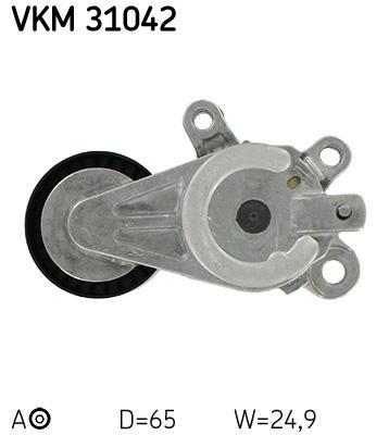 Galet tendeur de courroie d'accessoire SKF VKM 31042